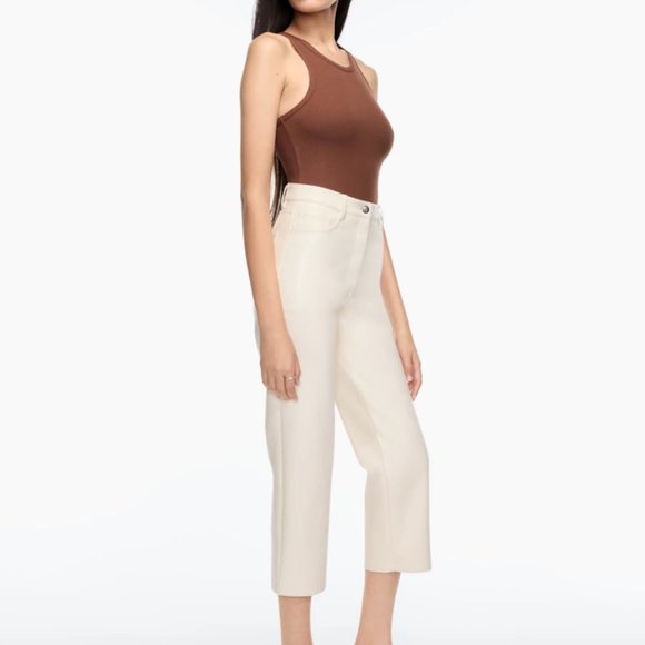 Aritzia Wilfred The Melina™ Cropped Pant, Birch, Size 2, NWOT, Never Worn - Picture 3 of 8